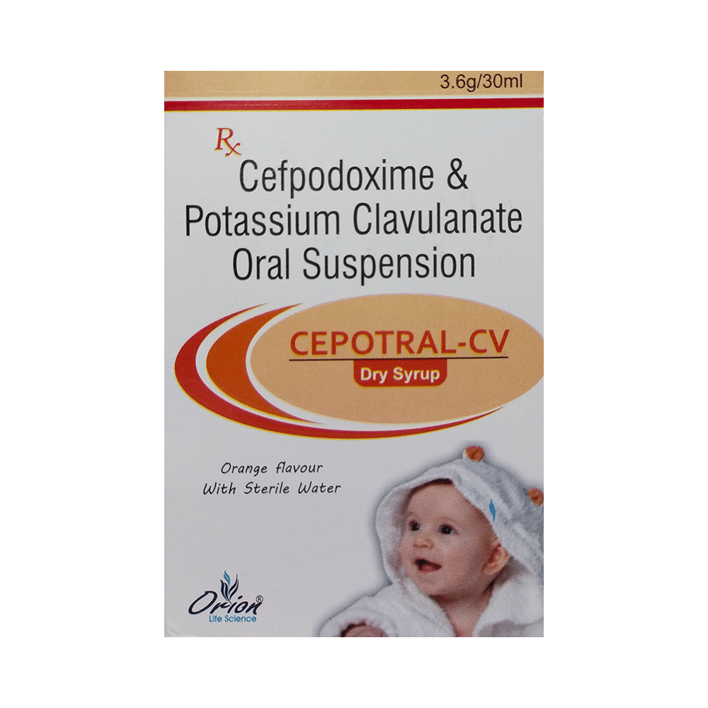 Cepotral-CV Dry Syrup Orange