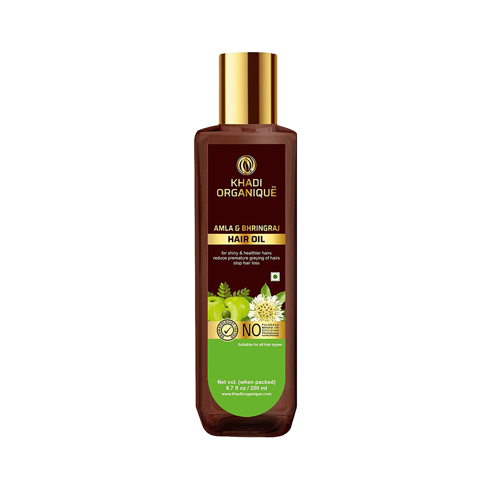 Khadi Organique Amla and Bhringraj Hair Oil