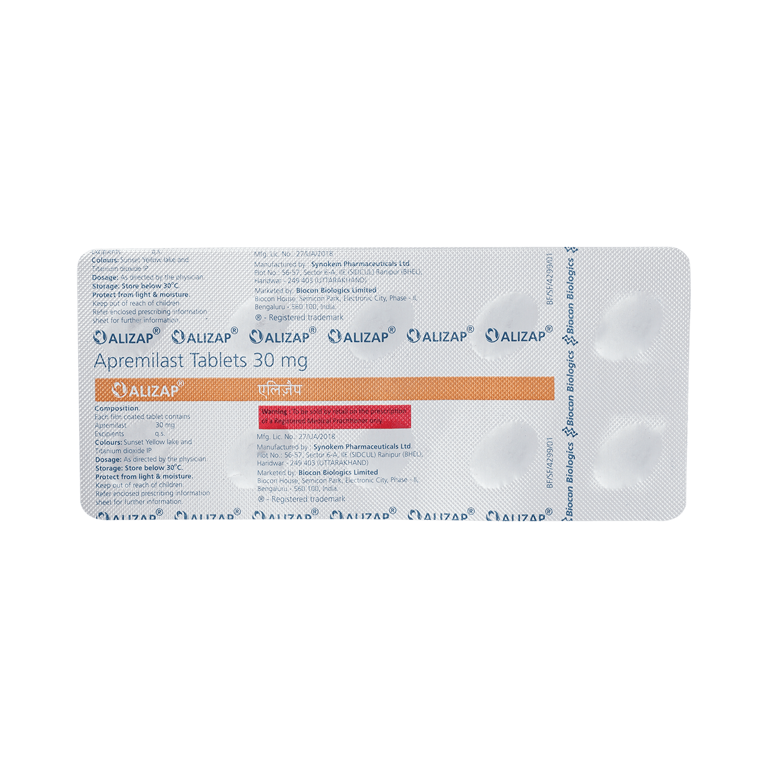 Alizap 30mg Tablet - Image 6