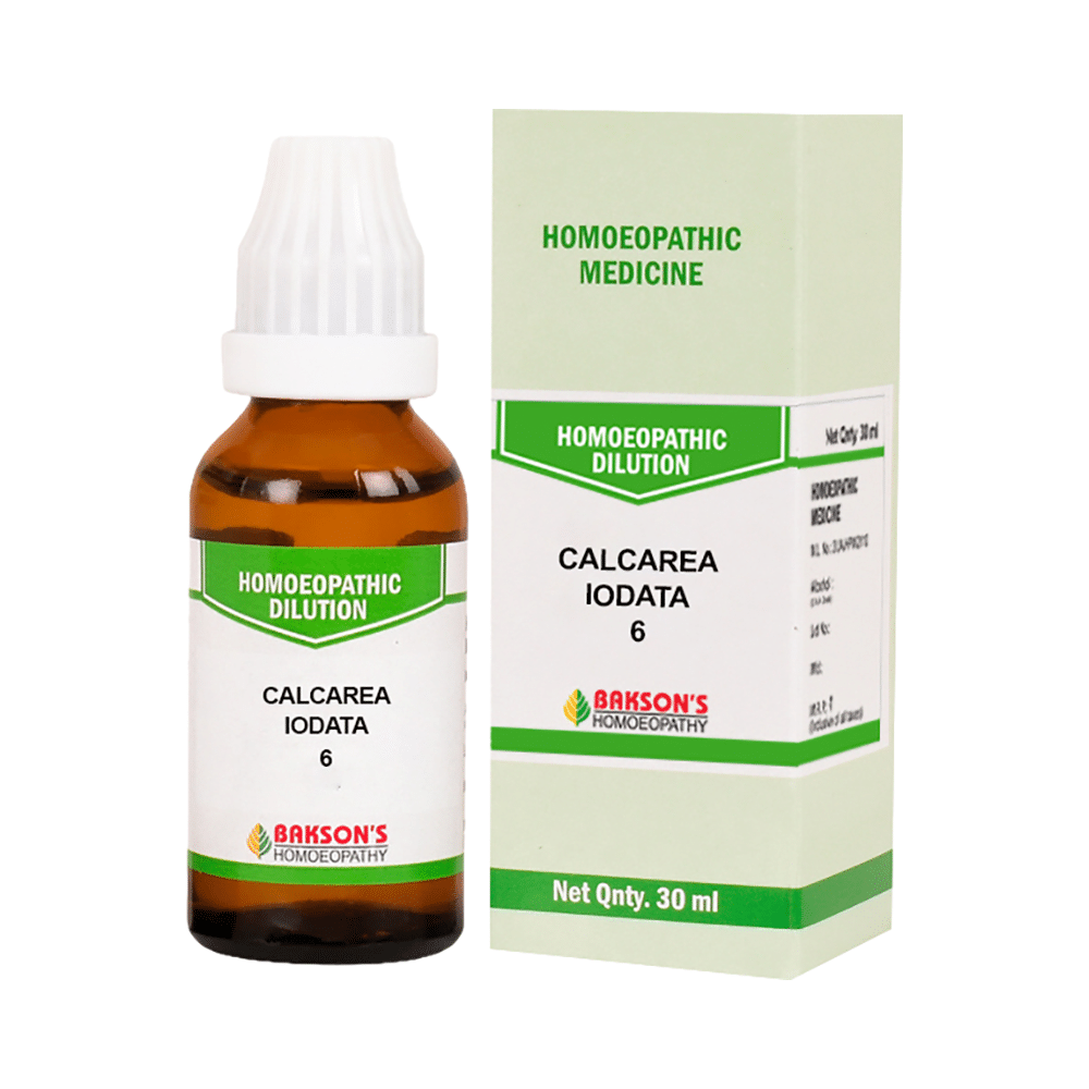 Bakson's Homeopathy Calcarea Iodata Dilution 6