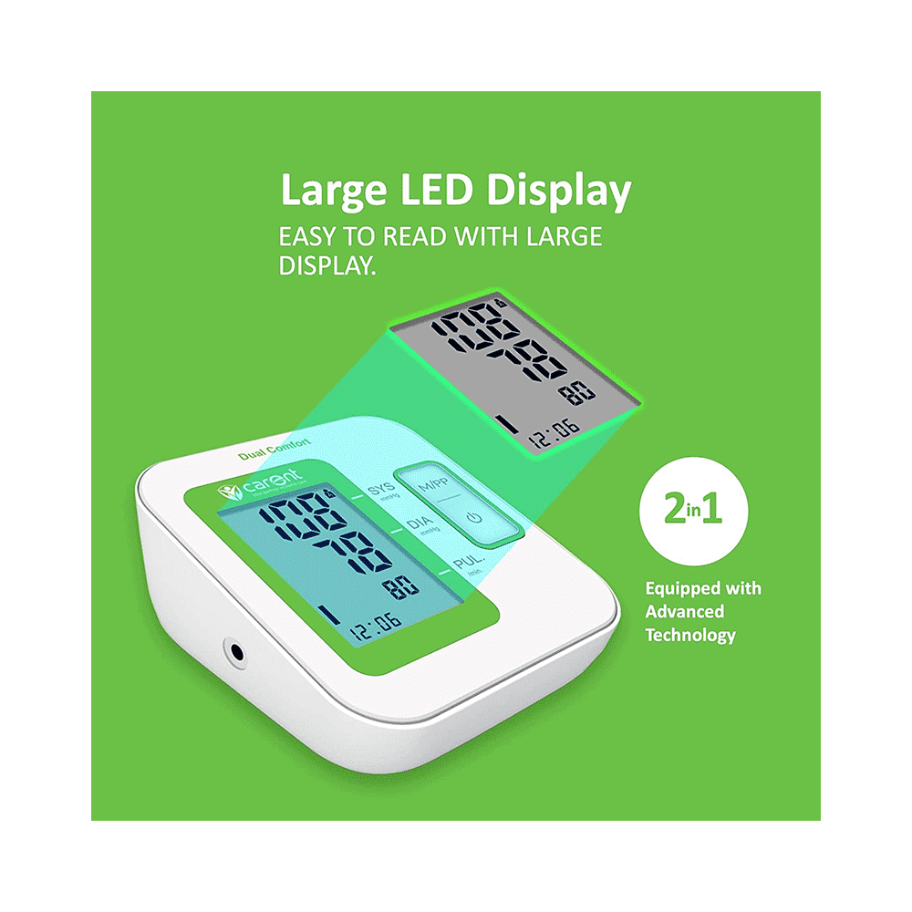 Carent BP 07 Dual Comfort BP Plus Fully Automatic Digital Blood Pressure Monitor - Image 2