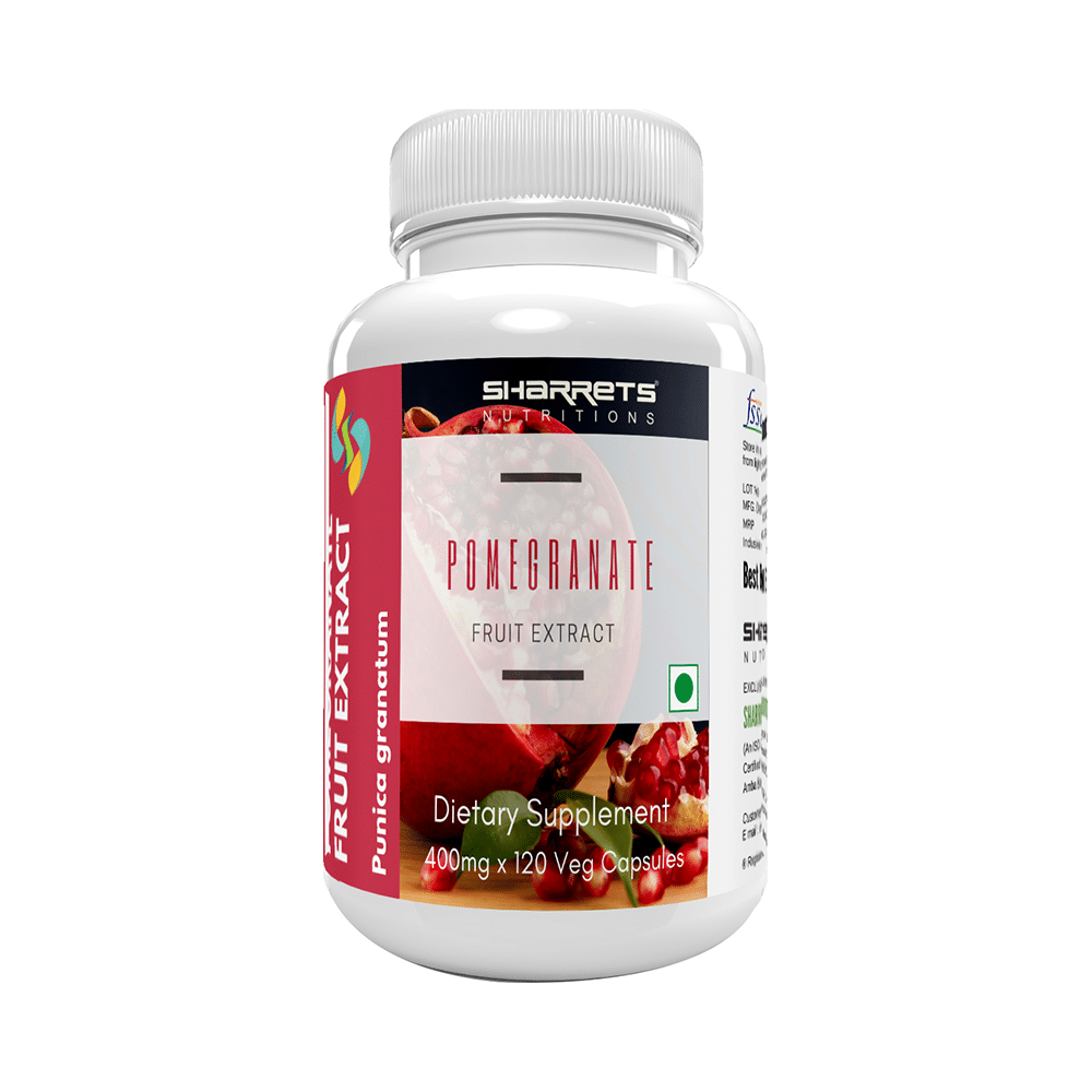 Sharrets Nutritions Pomegranate Fruit Extract 400mg Capsule
