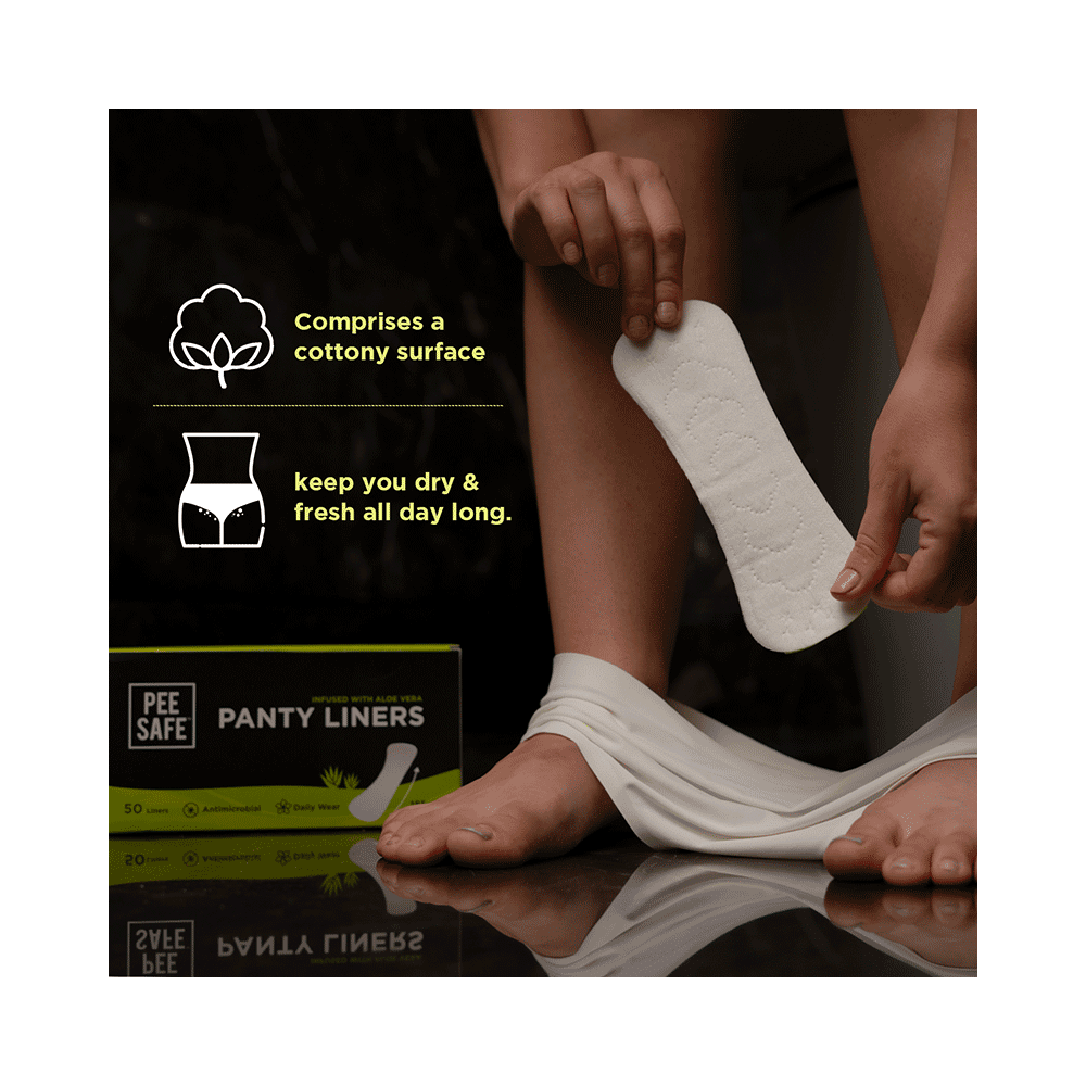 Pee Safe Aloe Vera Panty Liners - Image 2