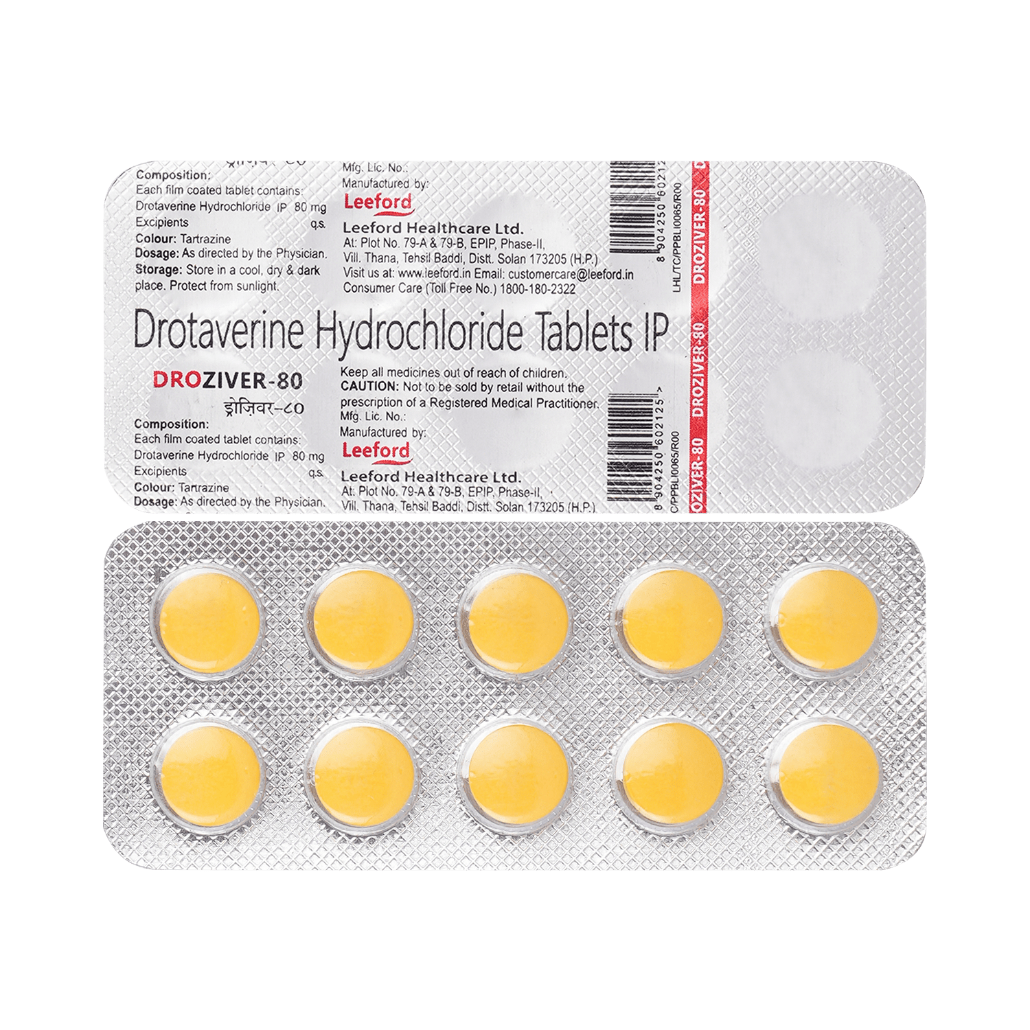Droziver 80mg Tablet - Image 1