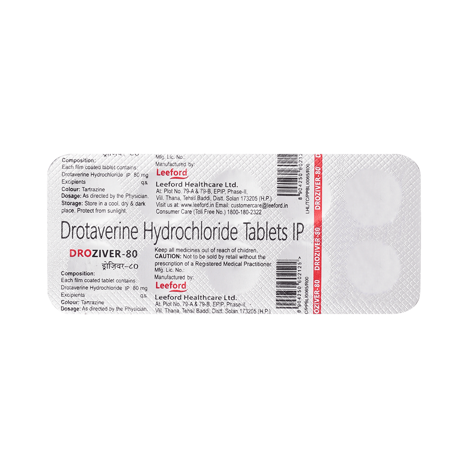 Droziver 80mg Tablet - Image 3