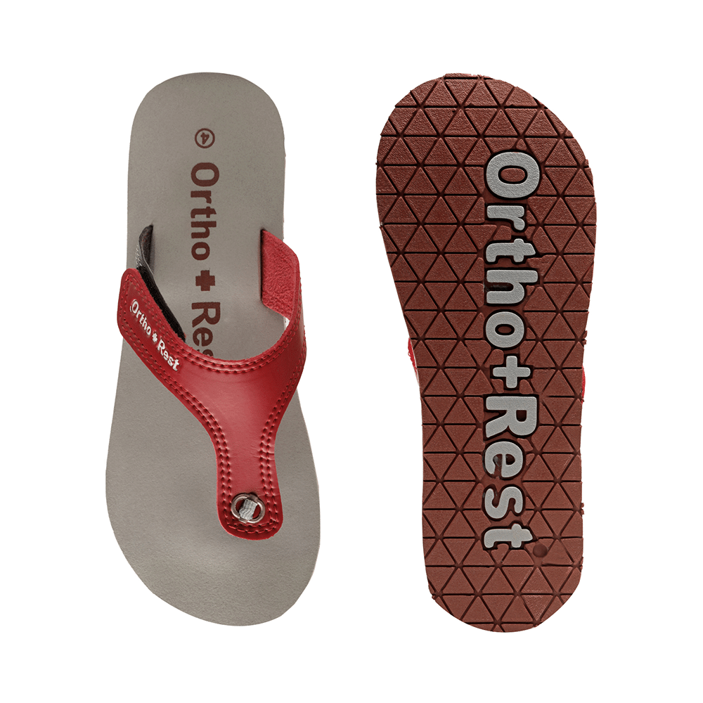 Ortho + Rest L700 Extra Soft Flip Flop Orthopedic Slippers for Women & Girls Maroon 5 - Image 6