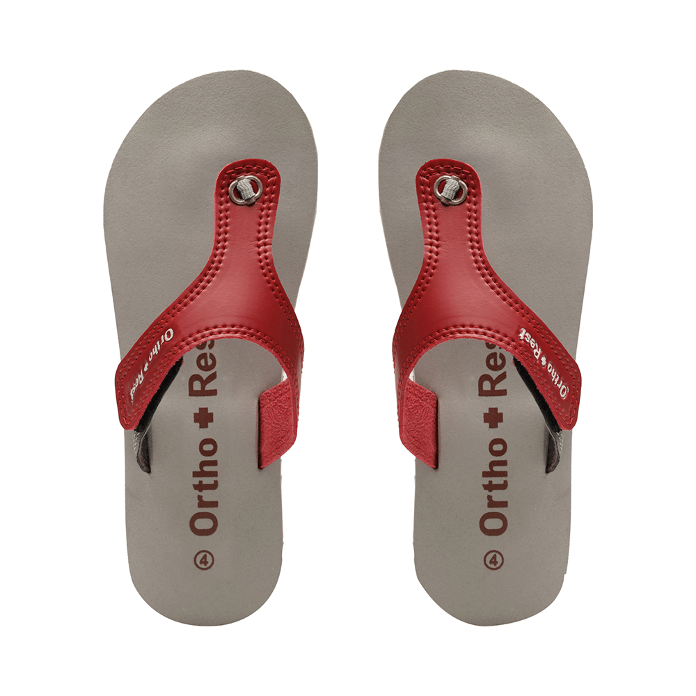 Ortho + Rest L700 Extra Soft Flip Flop Orthopedic Slippers for Women & Girls Maroon 5 - Image 2