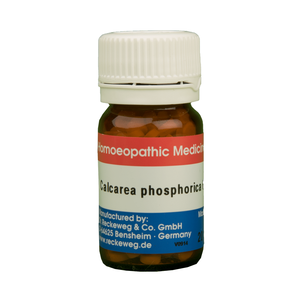 Dr. Reckeweg Calcarea Phosphorica Biochemic Tablet 6X | Supports Strong Teeth & Bones | For Pain Relief - Image 2