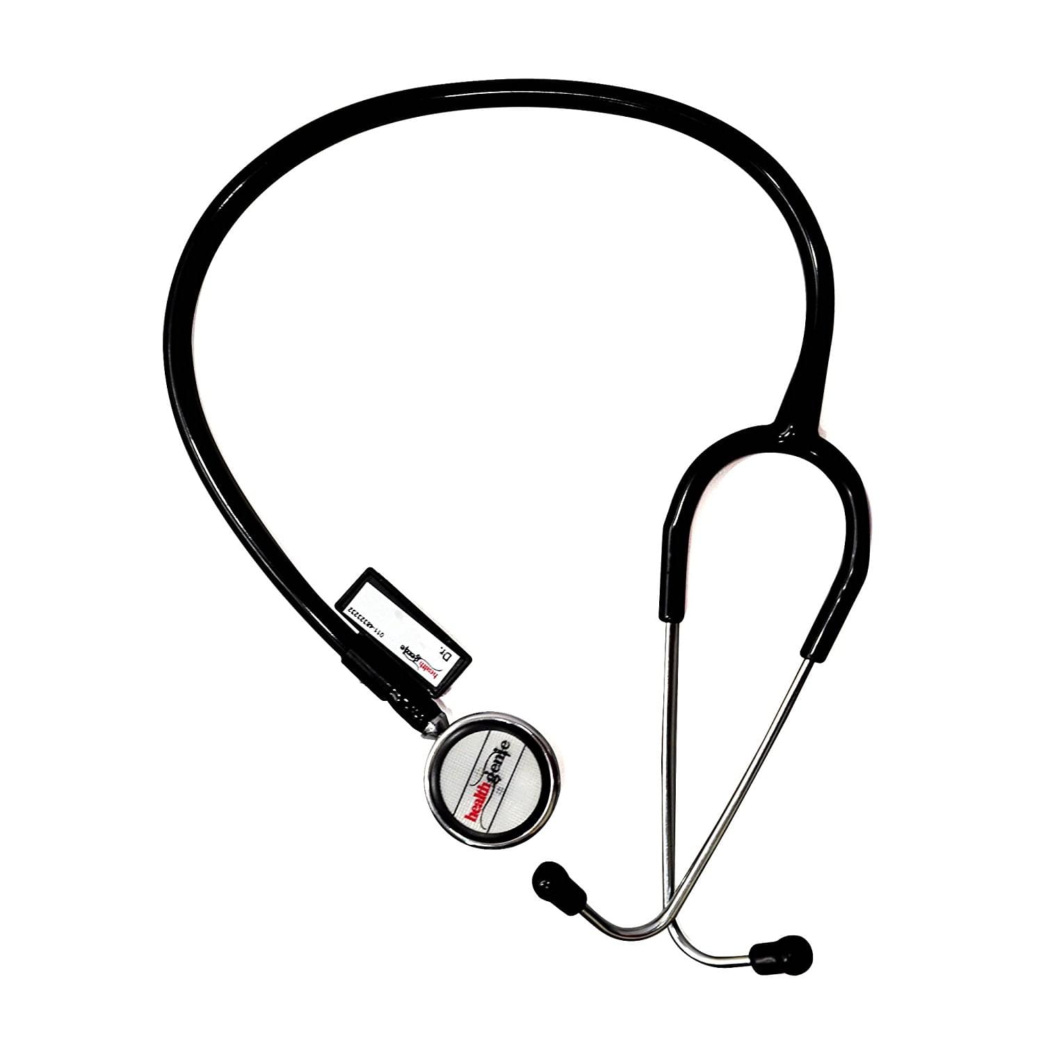Healthgenie HG-301B Doctors Dual Cardiology Stethoscope Black - Image 7