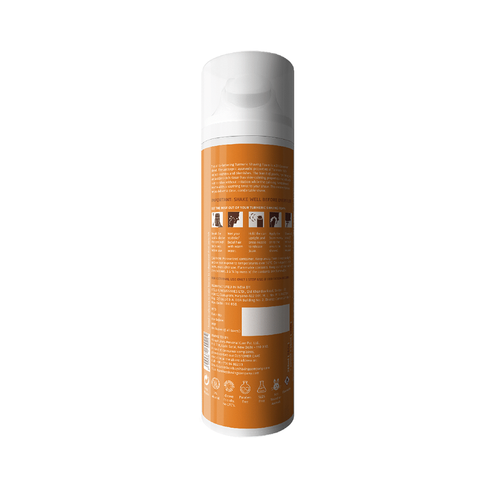 Bombay Shaving Company Turmeric Shaving Foam - Image 2