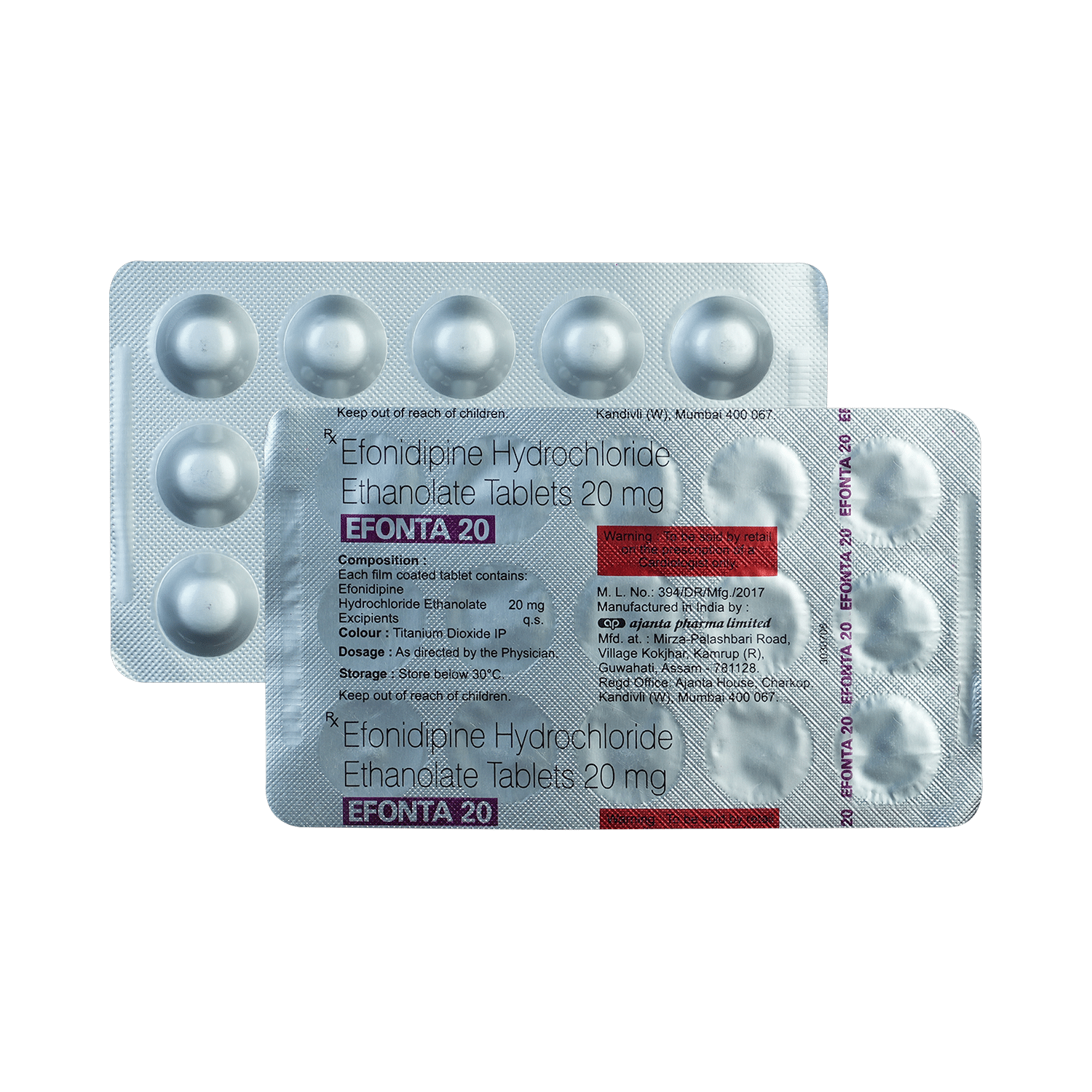 Efonta 20 Tablet - Image 1