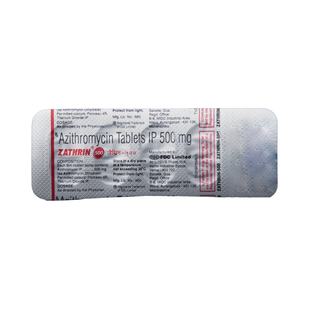 Zathrin 500 Tablet - Image 5