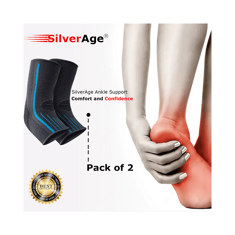 Haxor Silverage Designer Ankle Support Socks XL - Image 2