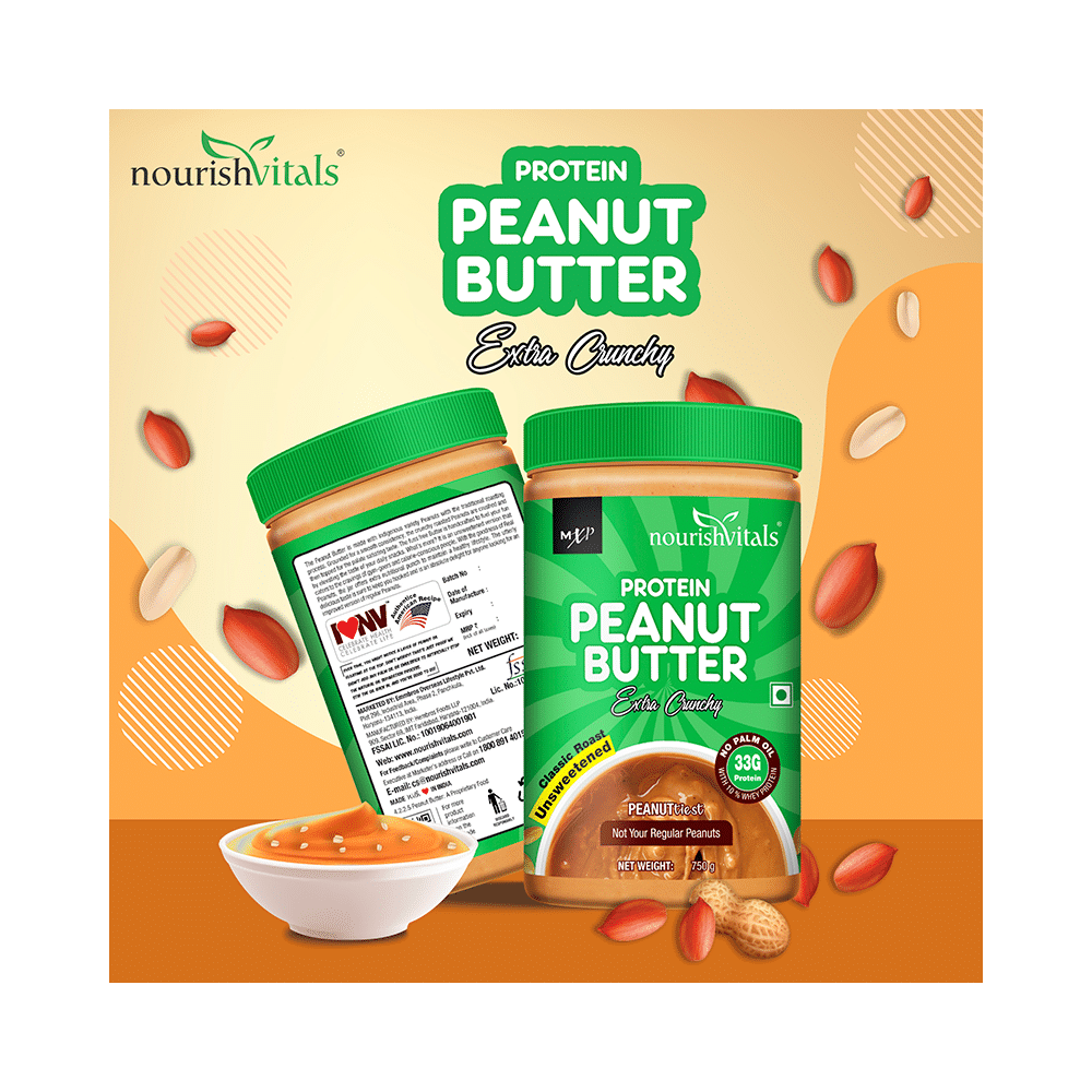 NourishVitals Original Peanut Butter Creamy Dark Chocolate - Image 3