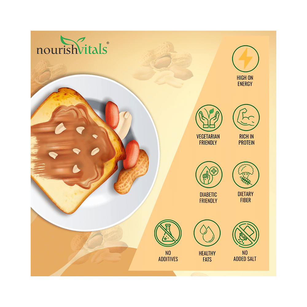 NourishVitals Original Peanut Butter Creamy Dark Chocolate - Image 6