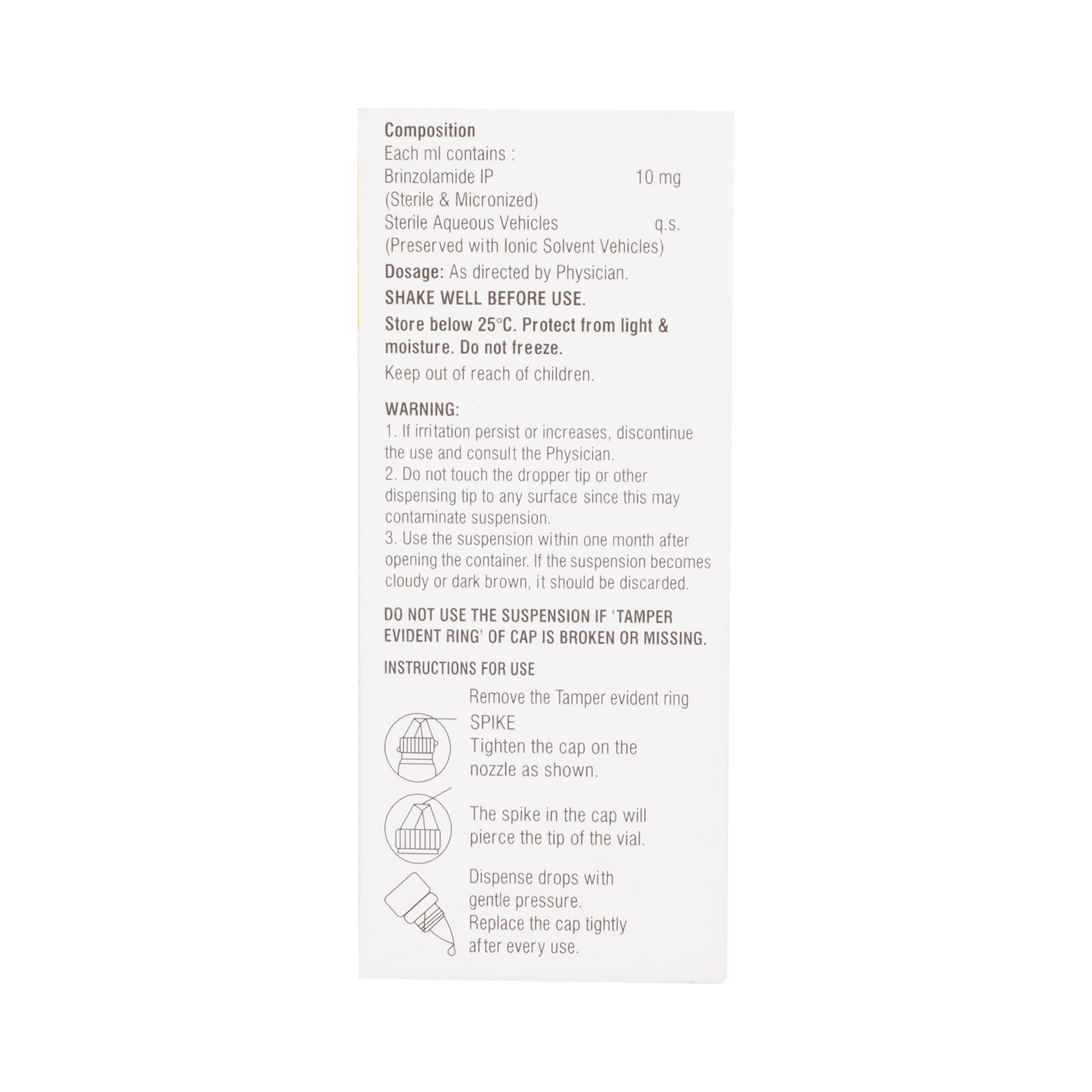 Brinzodoc 1% Eye Drop - Image 4