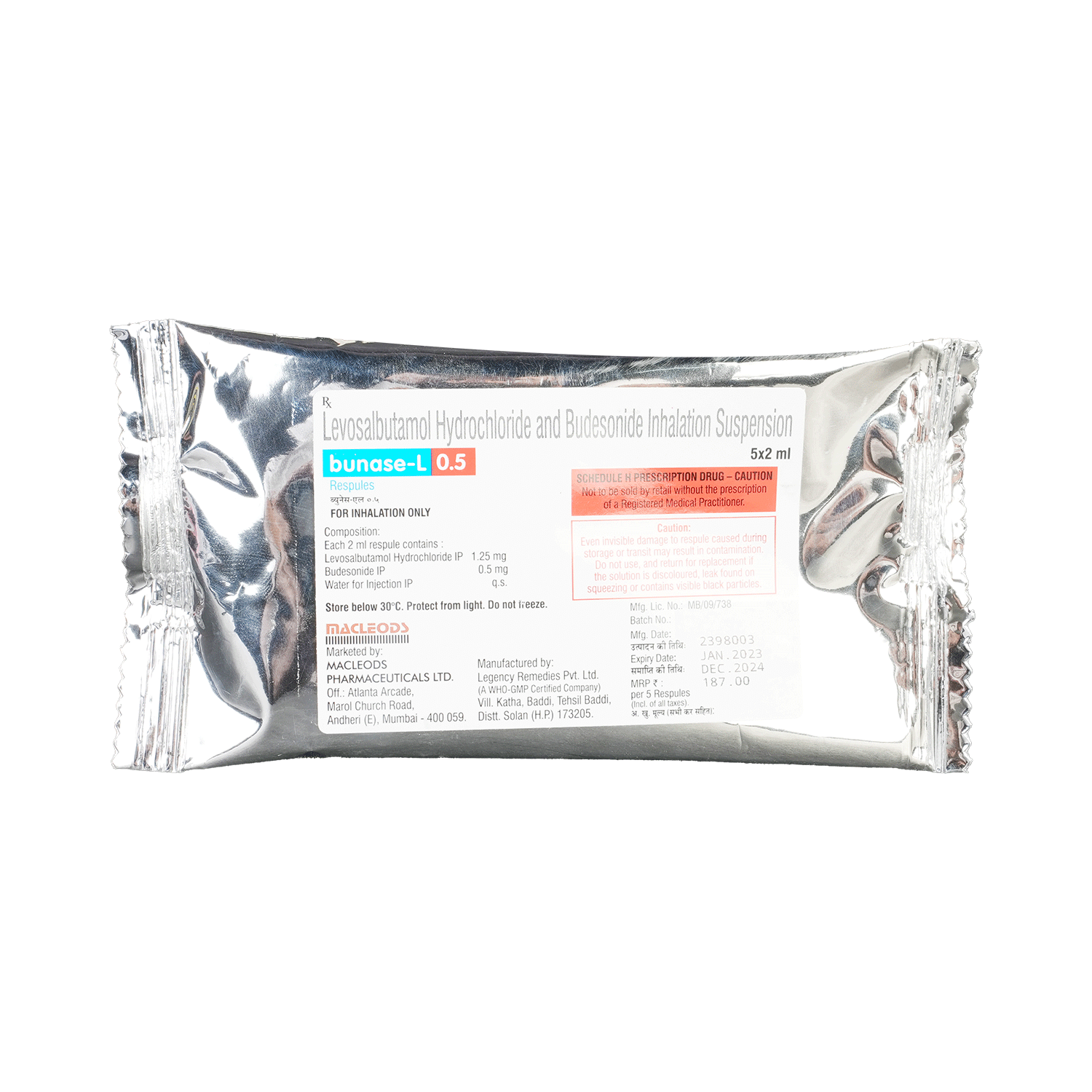 Bunase-L 0.5 Respule 2ml Each - Image 2