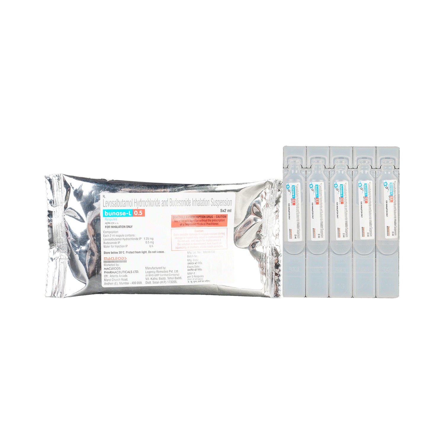 Bunase-L 0.5 Respule 2ml Each