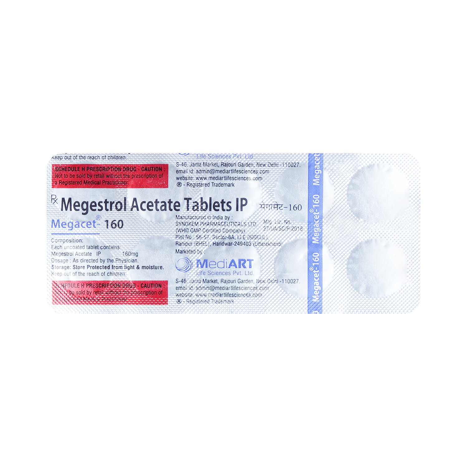Megacet 160mg Tablet - Image 3