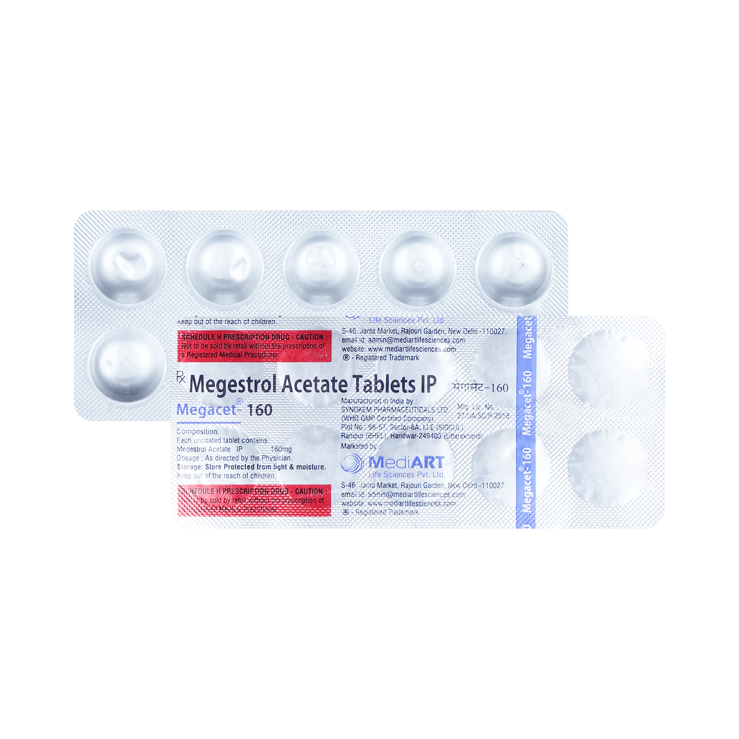 Megacet 160mg Tablet - Image 1