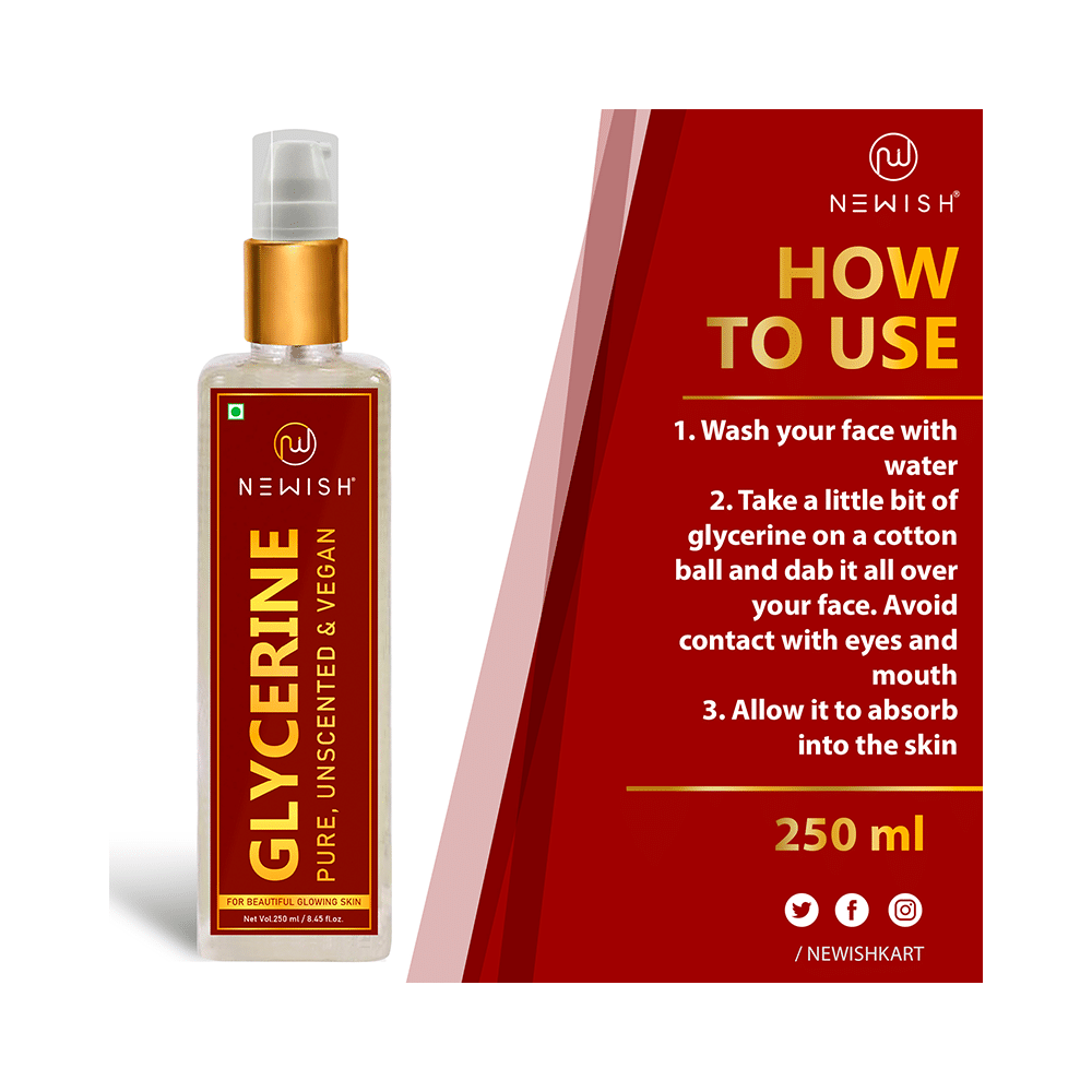 Newish Glycerine for Face & Skin Care (250ml Each) - Image 8