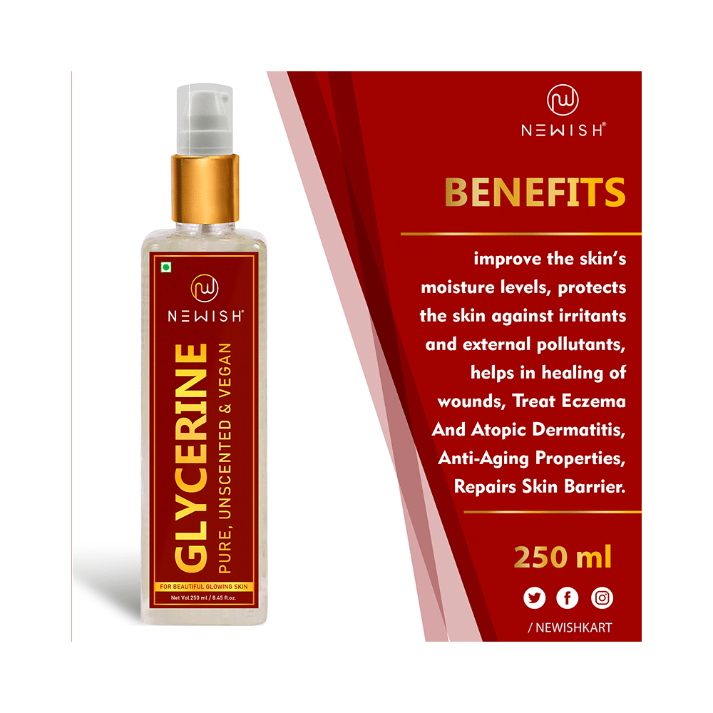 Newish Glycerine for Face & Skin Care (250ml Each) - Image 5
