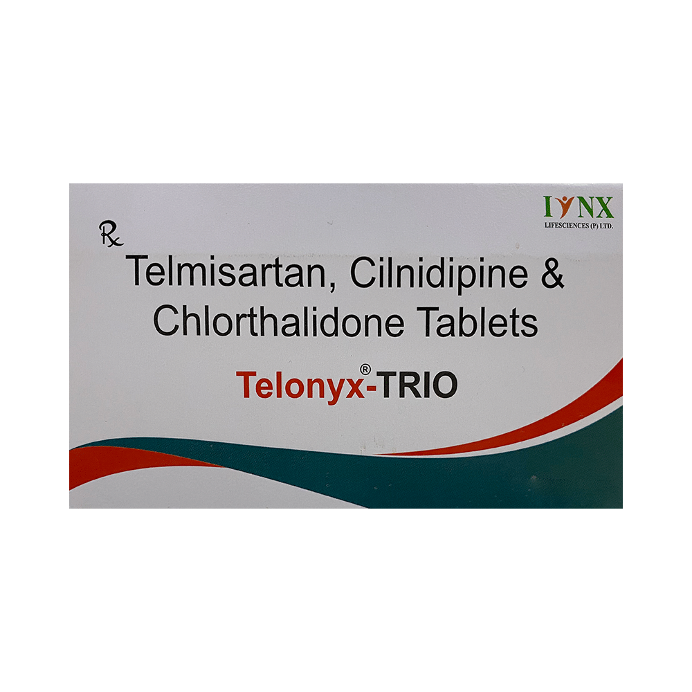 Telonyx Trio Tablet 40mg/10mg/12.5mg - Image 1