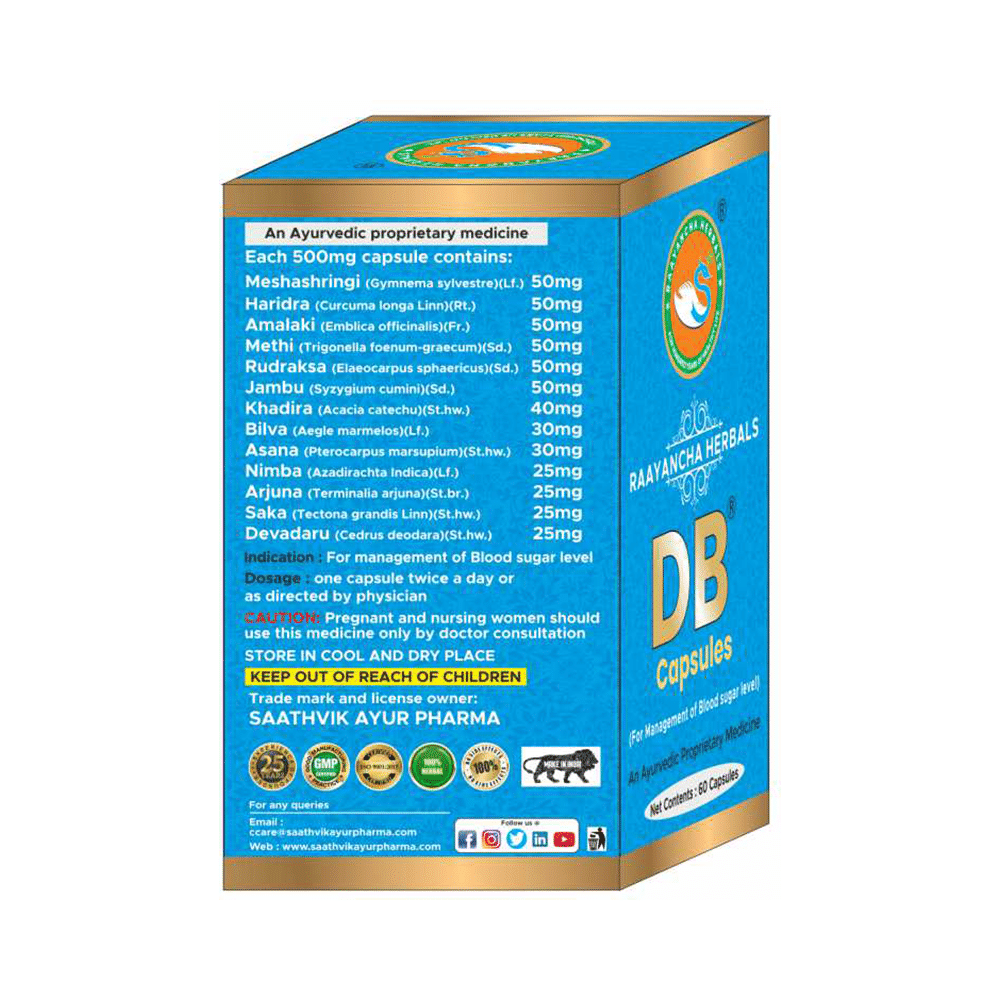 Raayancha Herbals DB Capsule for Diabetes