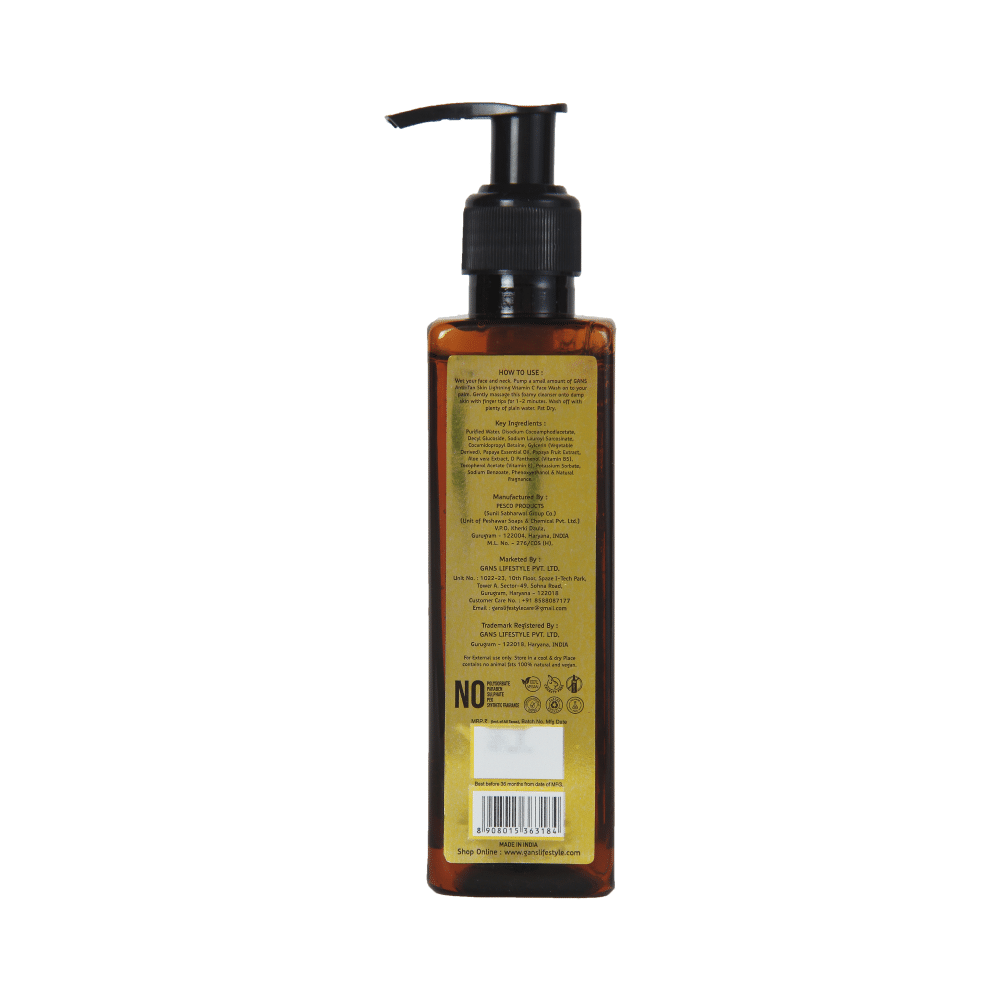 Gans Anti Tan Skin Lightening Face Wash - Image 2
