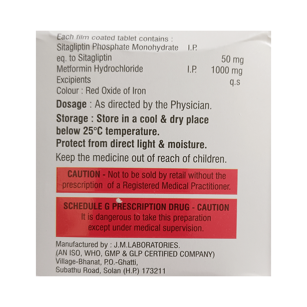 Sitalite-M 50/1000 Tablet - Image 2