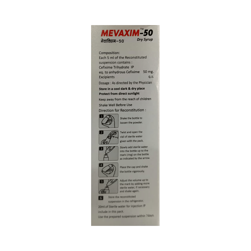 Mevaxim 50 Dry Syrup - Image 2