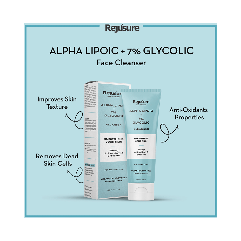 Rejusure Alpha Lipoic + 7% Glycolic Cleanser - Image 4