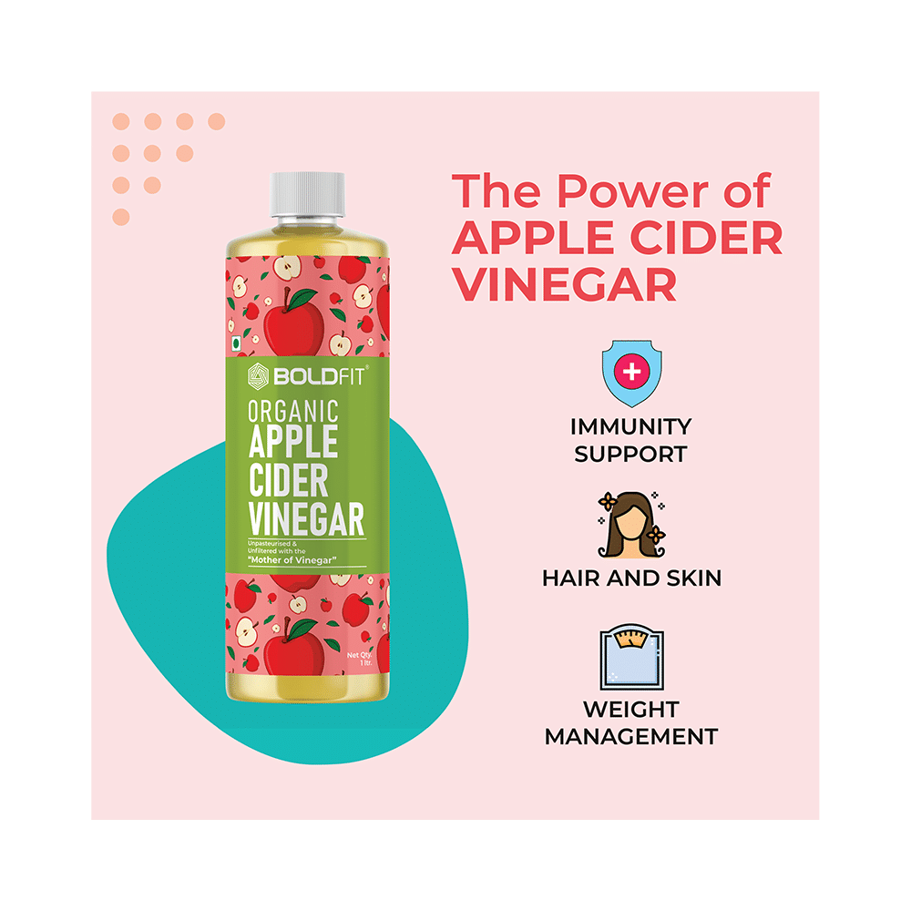 Boldfit Organic Apple Cider Vinegar - Image 3