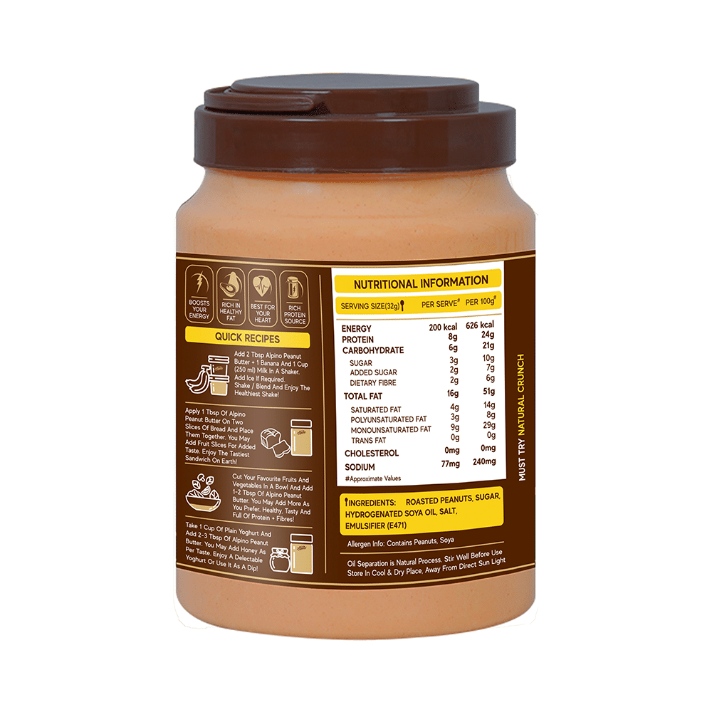 Alpino Classic Smooth Peanut Butter - Image 2