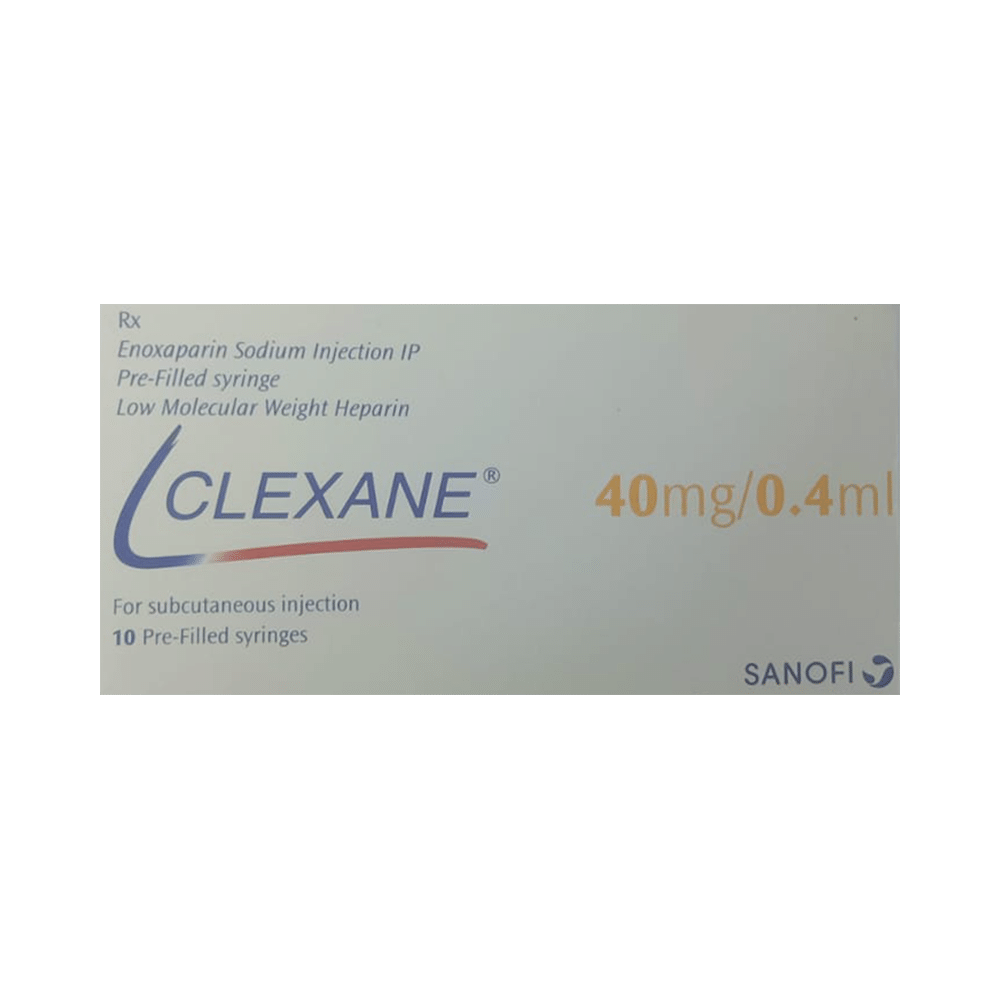 Clexane 40mg Injection (0.4ml Each) - Image 1
