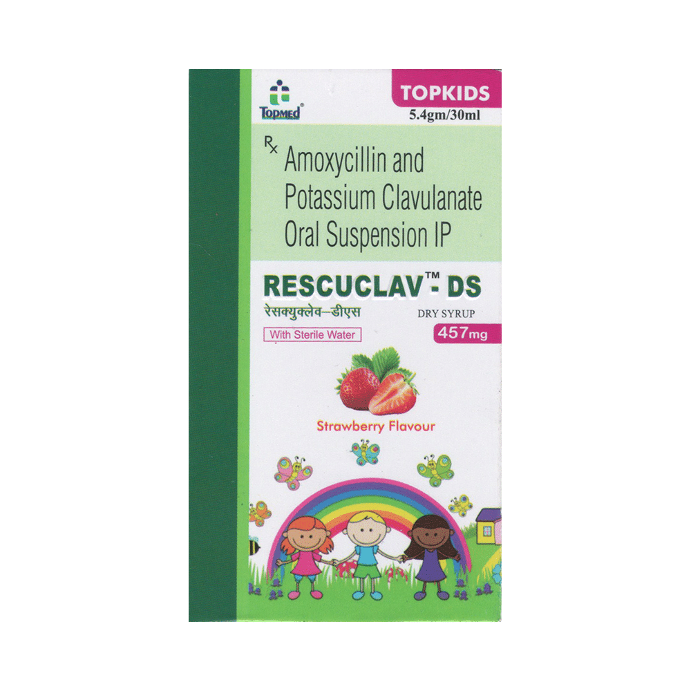 Rescuclav-DS Dry Syrup Strawberry