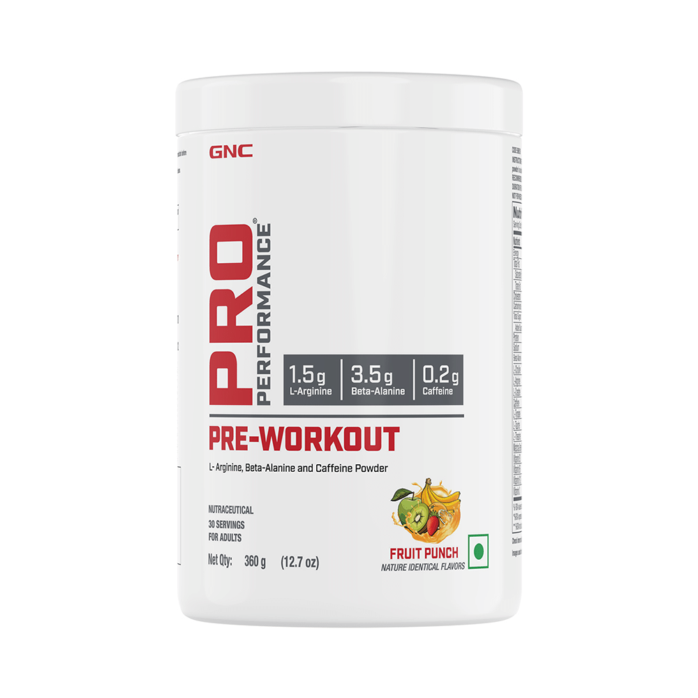 GNC Pro Performance Pre-Workout Powder Fruit Punch