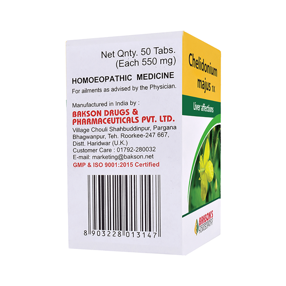 Bakson's Homeopathy Chelidonium Majus 1X - Image 3