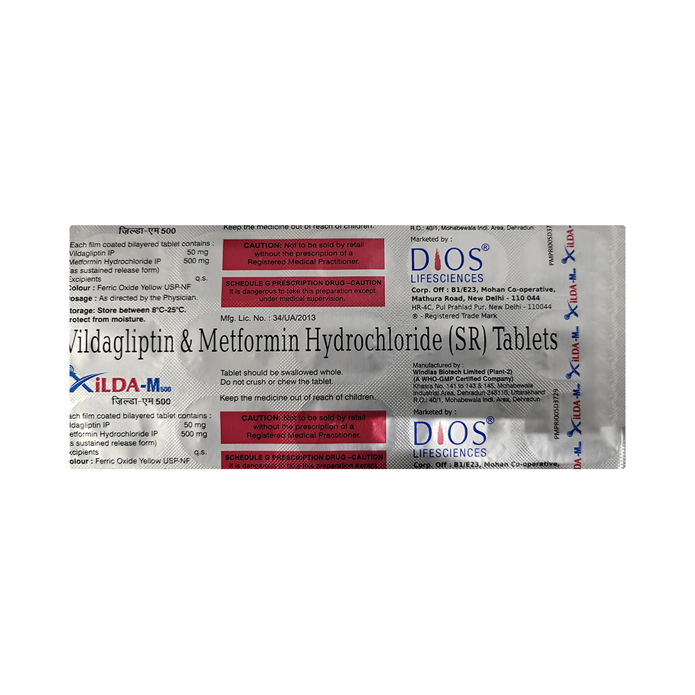 Xilda-M 500 Tablet SR - Image 3