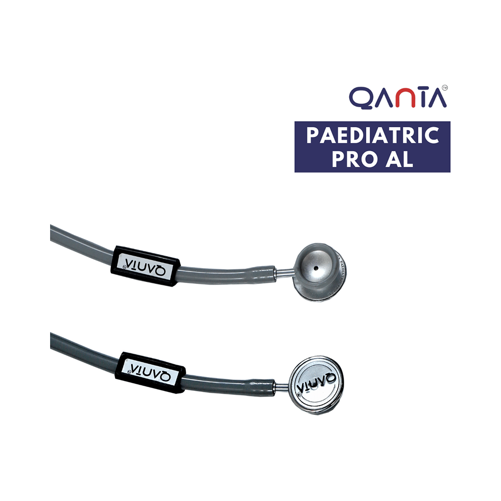 Qanta QA-1090 Paediatric Pro AL Pediatric Stethoscope With Aluminium Anodized Chest Piece Grey - Image 4