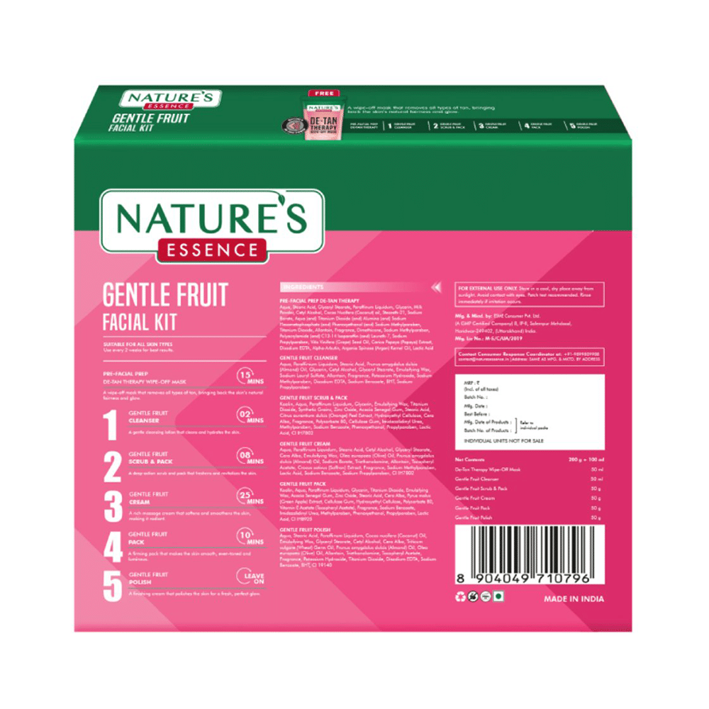 Nature's Essence Gentle Fruit Facial Kit 200gm - Image 3