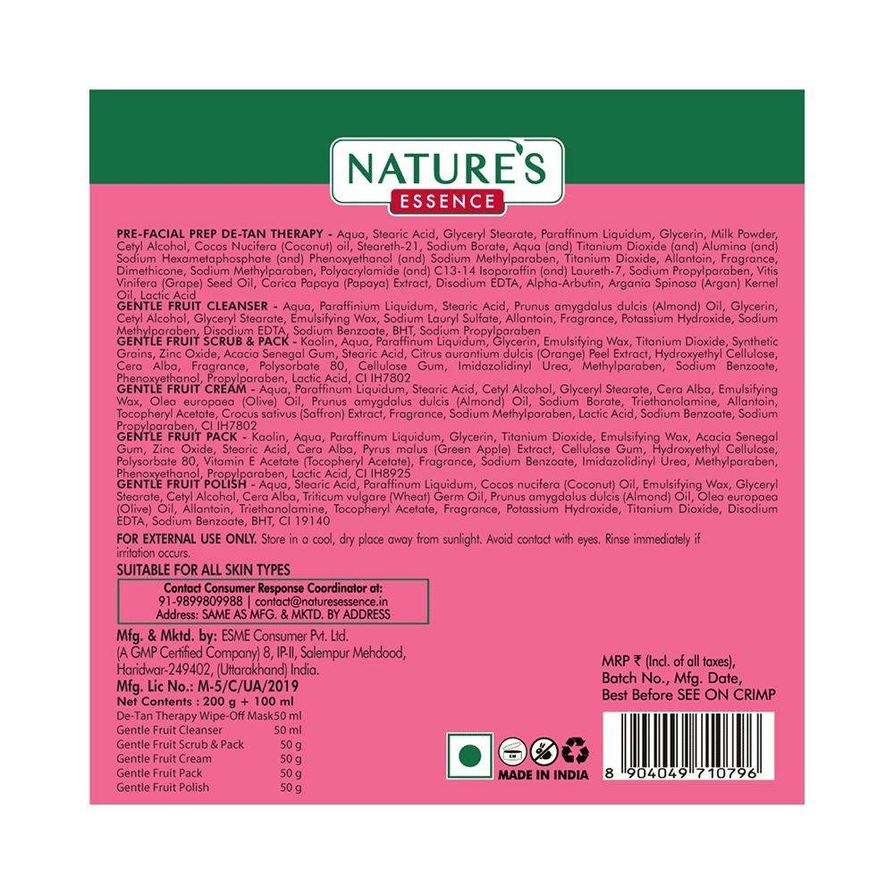 Nature's Essence Gentle Fruit Facial Kit 200gm - Image 2