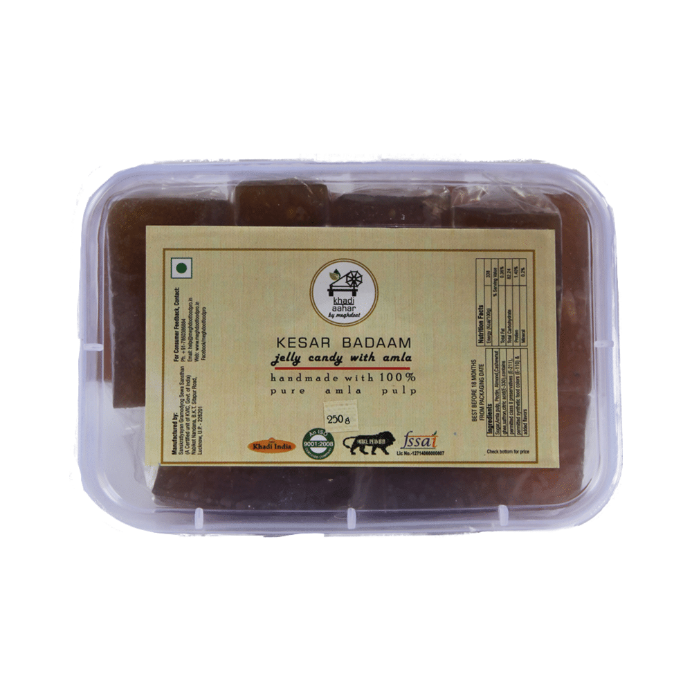 Khadi Aahar Jelly Candy with Amla Kesar Badaam