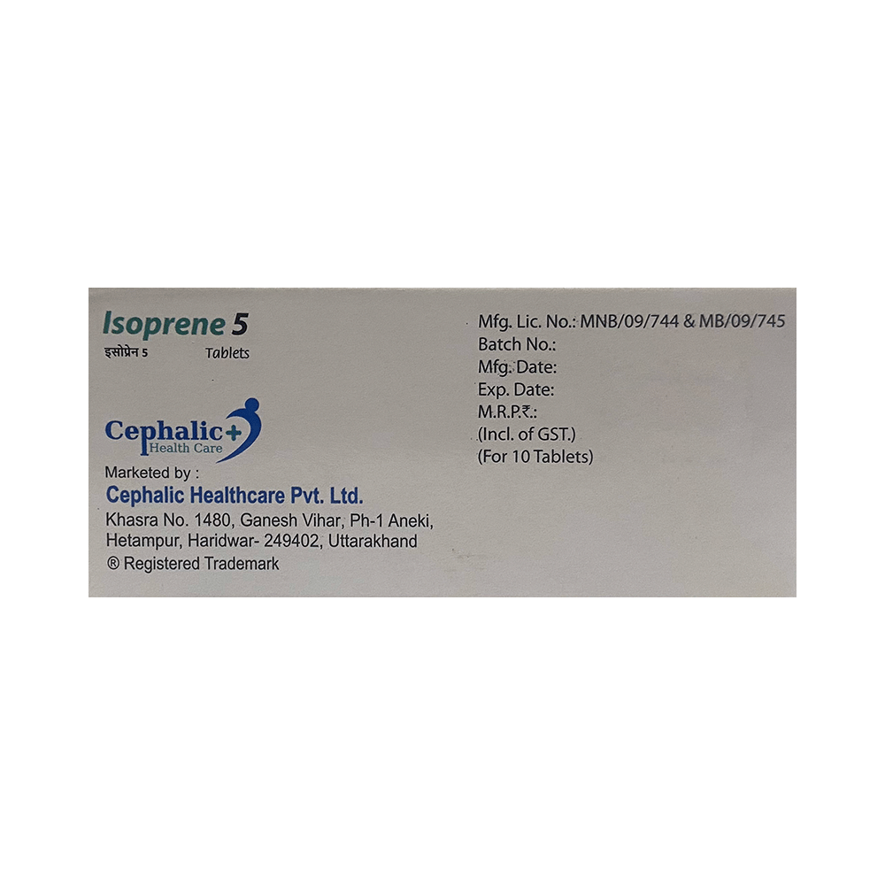Isoprene 5 Tablet - Image 3