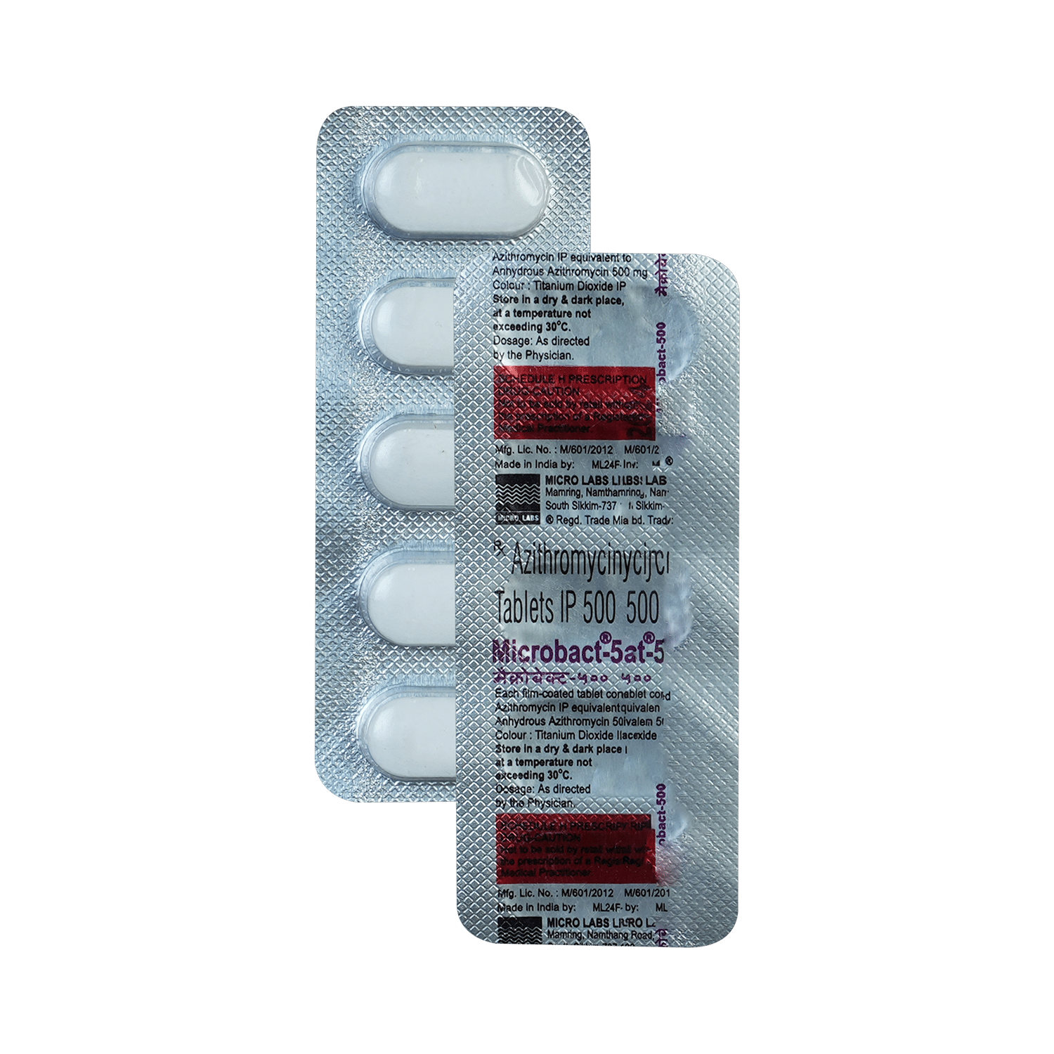 Microbact 500mg Tablet - Image 1
