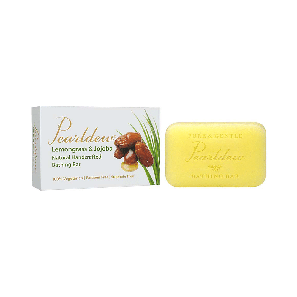 Pearldew Lemongrass & Jojoba Natural Handcrafted Bathing Bar - Image 2