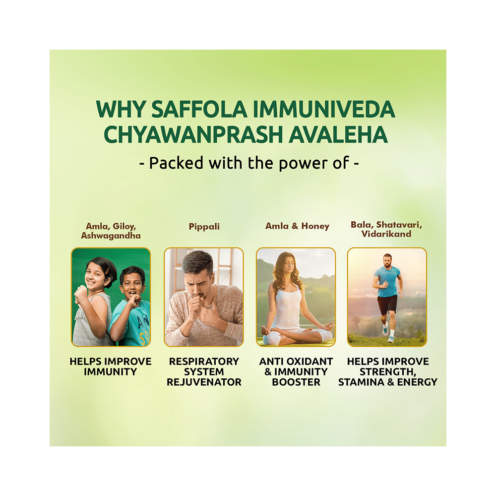 Saffola Immuniveda Chyawanprash Avaleha | For Immunity - Image 6