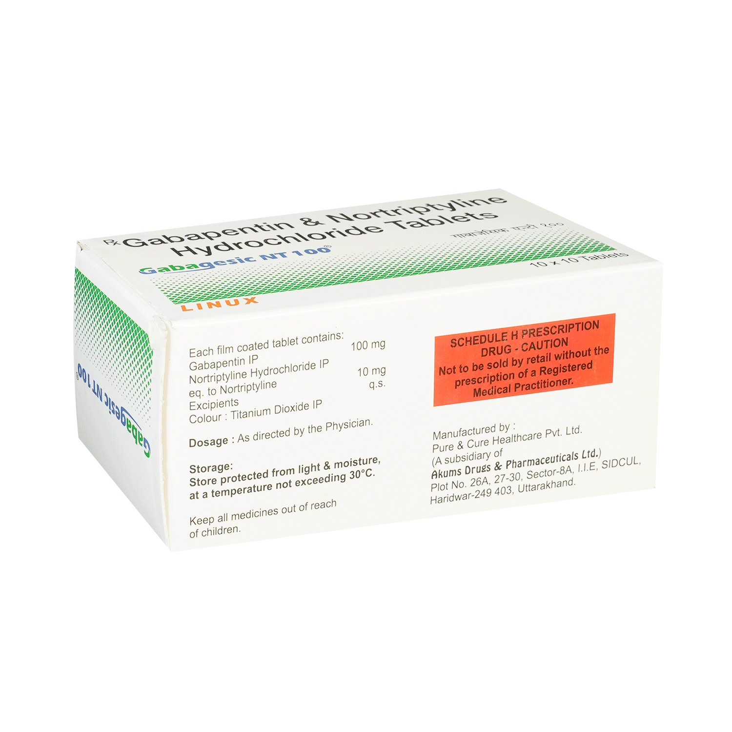 Gabagesic NT 100 Tablet - Image 4