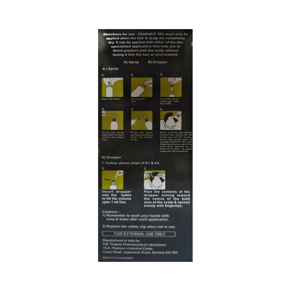 Chekfall-F 10% Spray/Solution - Image 3