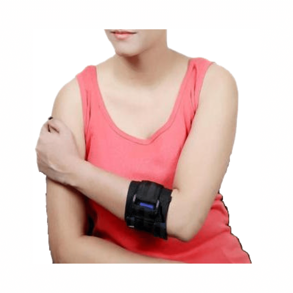 Dr. Expert Tennis Elbow Splint with Pad Small Black
